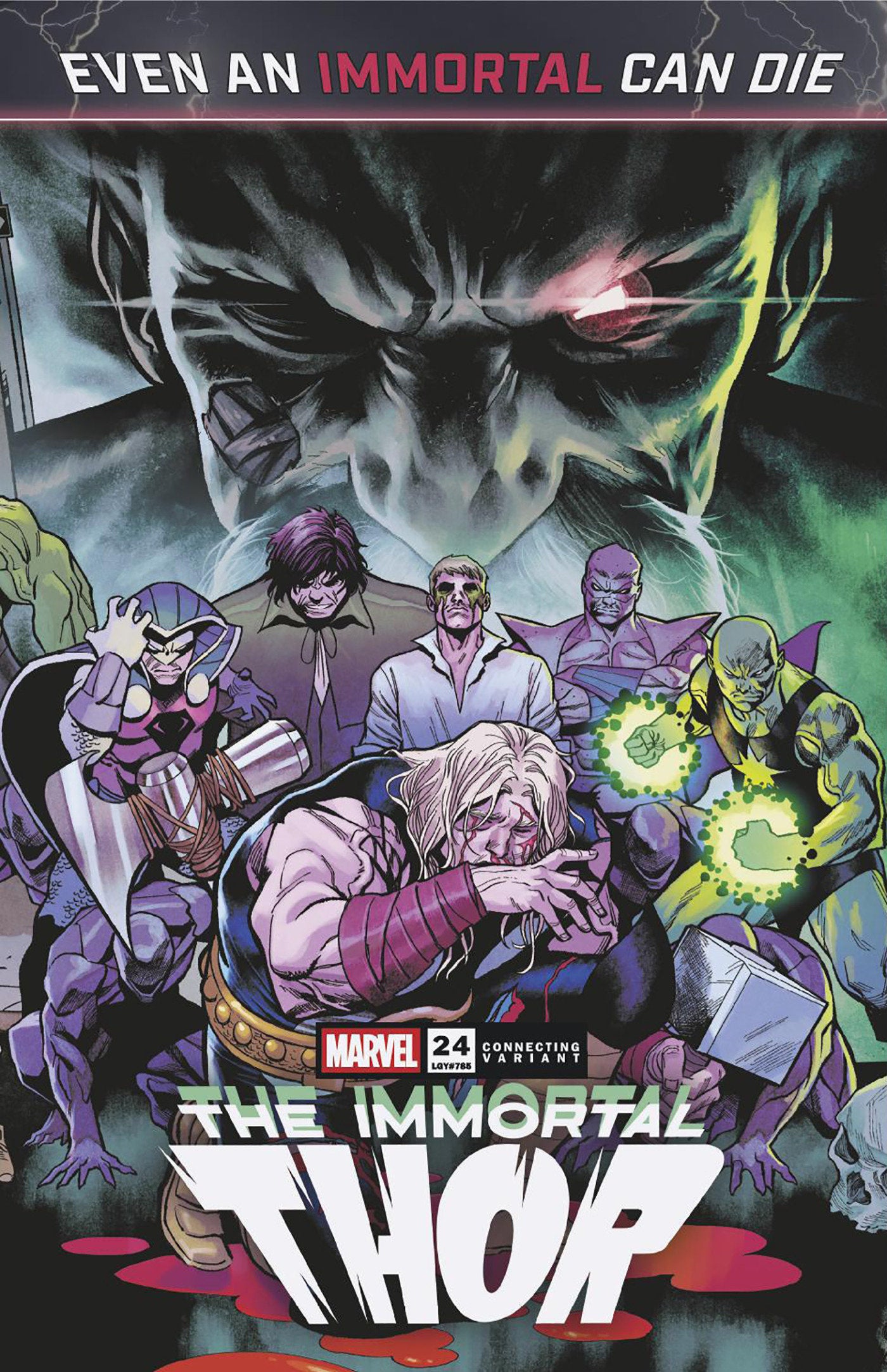 IMMORTAL THOR #24 MARTIN COCCOLO DEATH OF THE IMMORTAL THOR 3-PART CONNECTING VARIANT