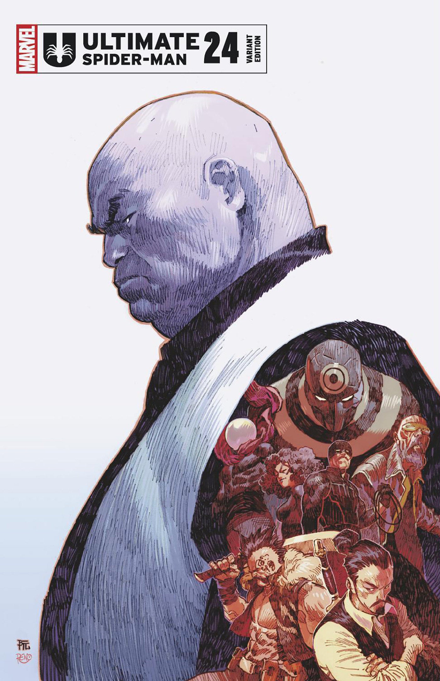 ULTIMATE SPIDER-MAN #24 DIKE RUAN VILLAINS VARIANT