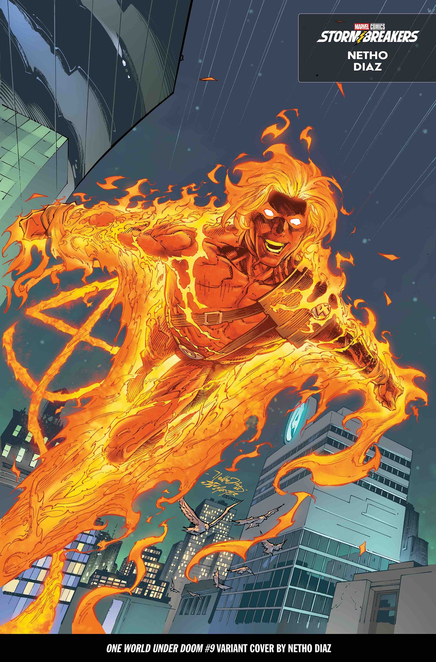 ONE WORLD UNDER DOOM #9 NETHO DIAZ FROM THE CHAOS A COSTUME VARIANT