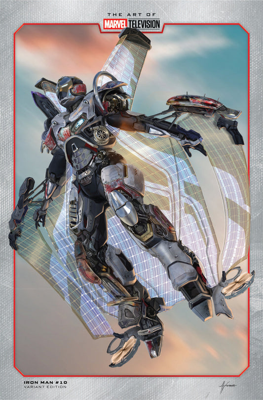 IRON MAN #10 ALAN VILLANUEVA MARVEL TELEVISION VARIANT