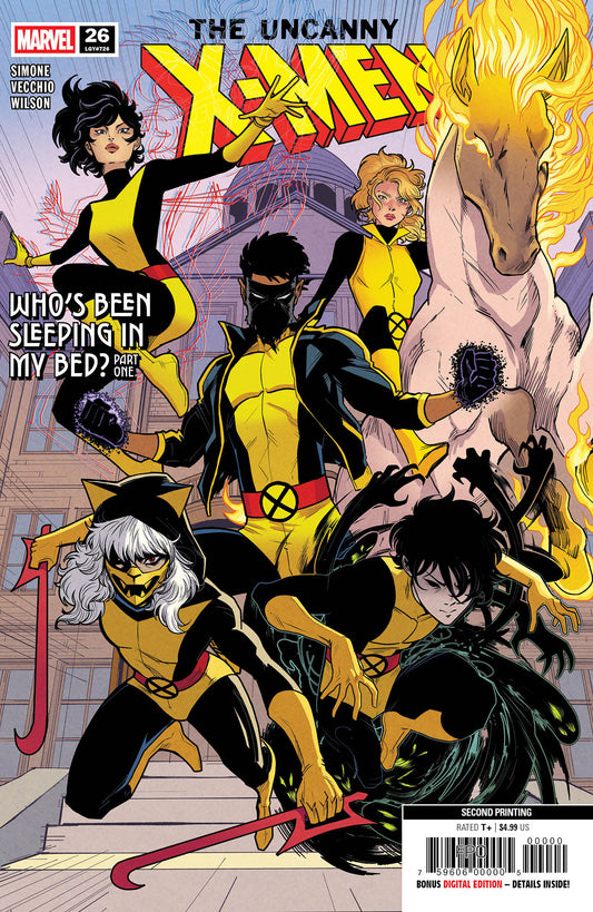UNCANNY X-MEN #26 LUCIANO VECCHIO 2ND PRINTING VARIANT