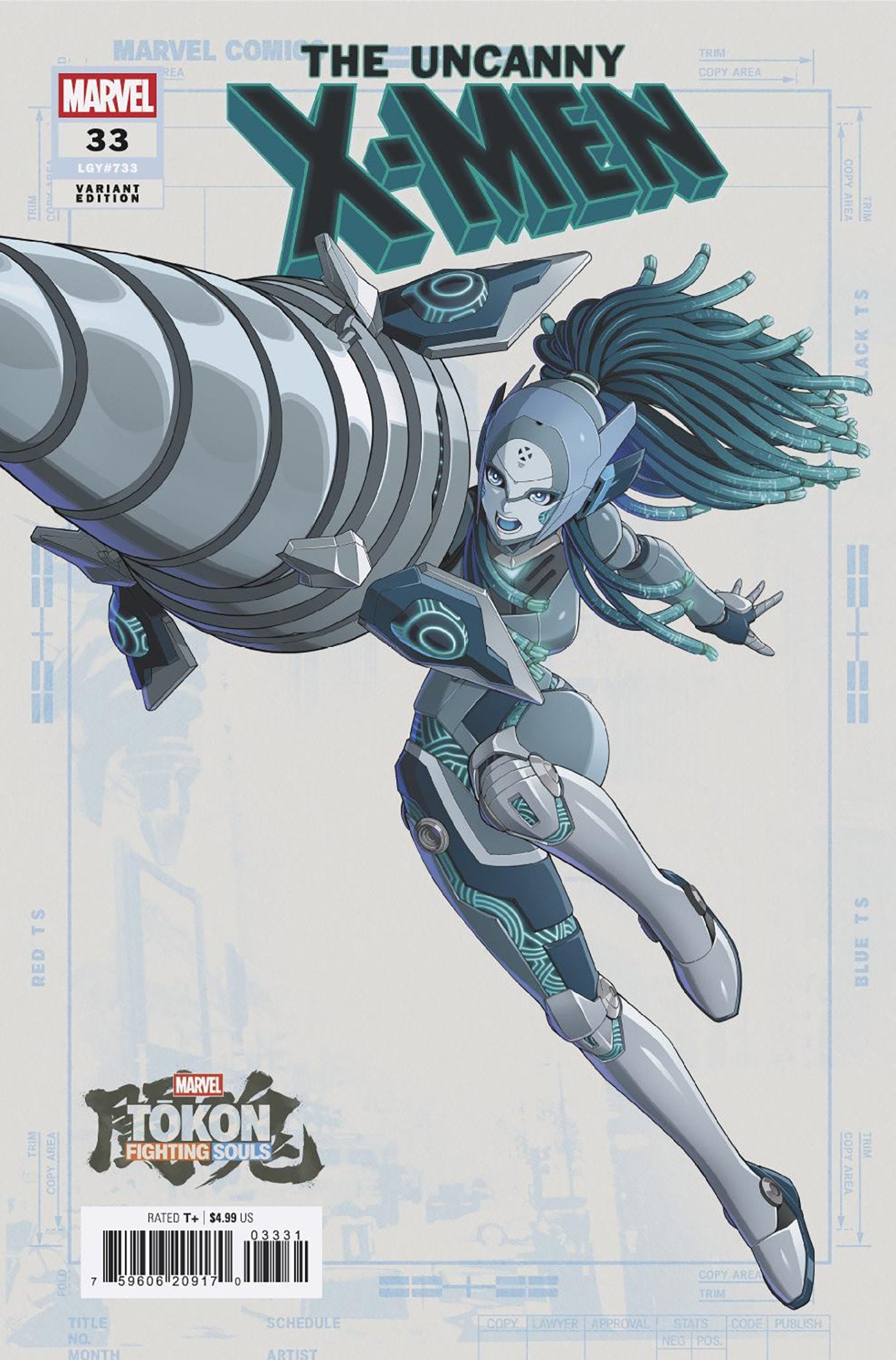 UNCANNY X-MEN #33 MARVEL TOKON: FIGHTING SOULS VARIANT