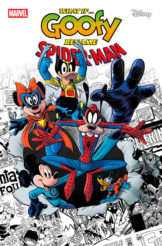 MARVEL & DISNEY: WHAT IF...? GOOFY BECAME SPIDER-MAN #1 ANDREA FRECCERO VARIANT