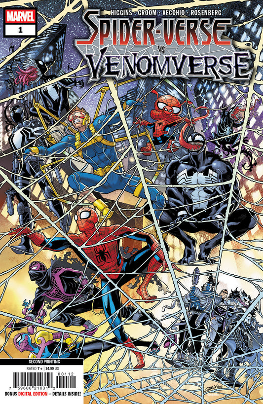 Spider-Verse Vs. Venomverse #1 Javier Garron 2nd Printing Variant