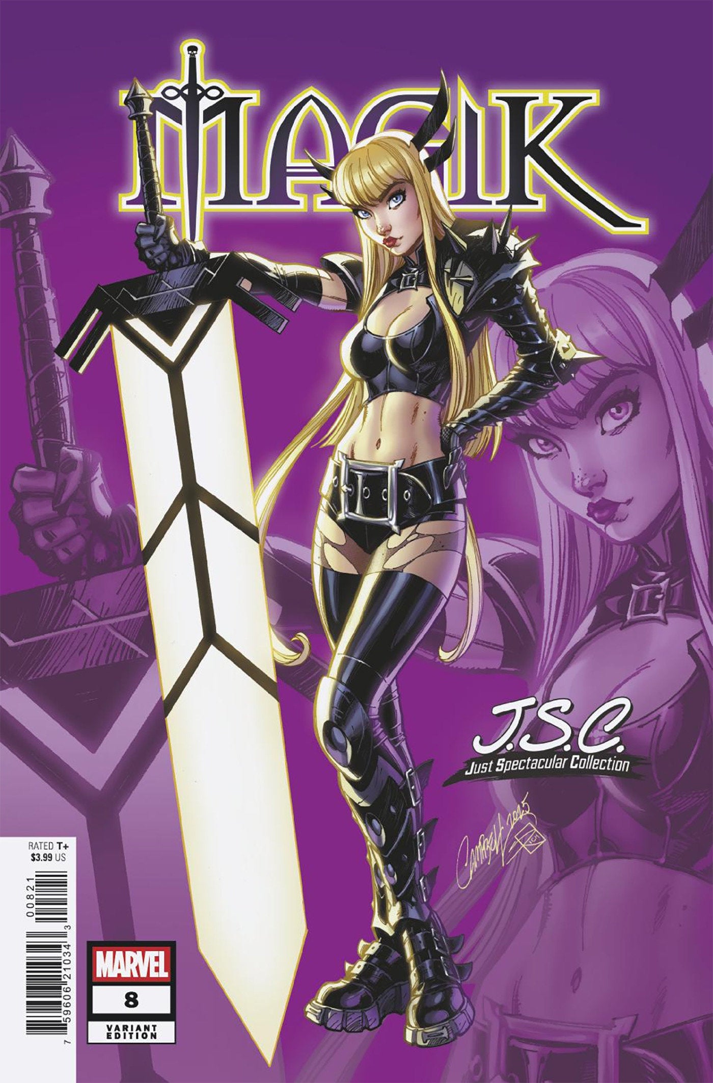 MAGIK #8 J. SCOTT CAMPBELL JUST SPECTACULAR COLLECTION VARIANT