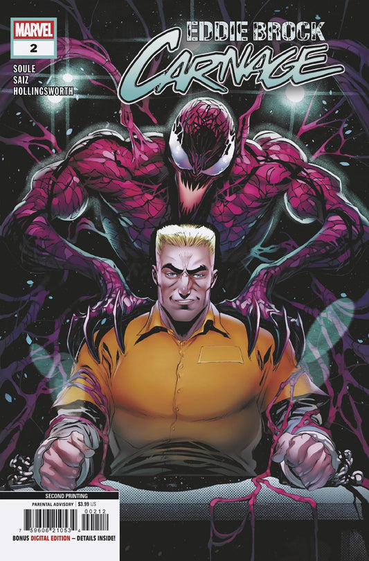 EDDIE BROCK: CARNAGE #2 IBAN COELLO 2ND PRINTING VARIANT