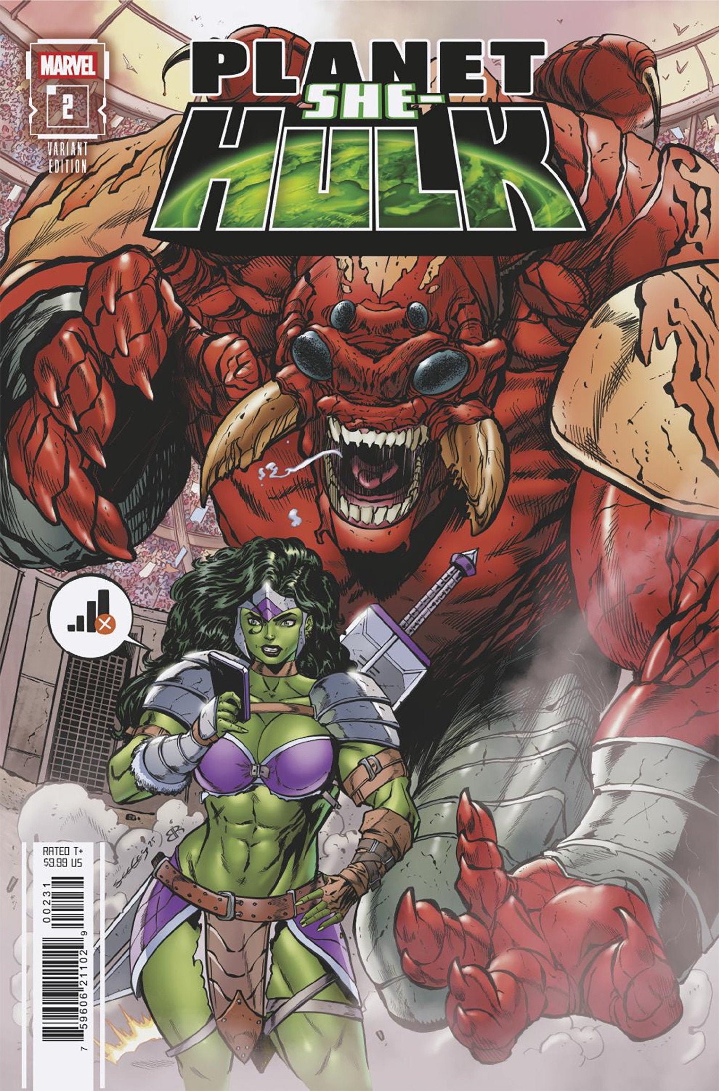 PLANET SHE-HULK #2 TIM SEELEY VARIANT