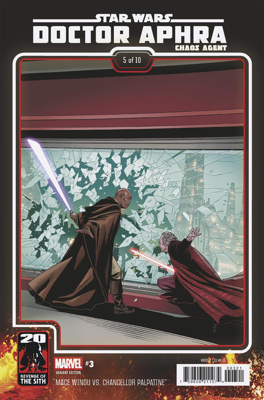 STAR WARS: DOCTOR APHRA - CHAOS AGENT #3 CHRIS SPROUSE REVENGE OF THE SITH 20TH ANNIVERSARY VARIANT