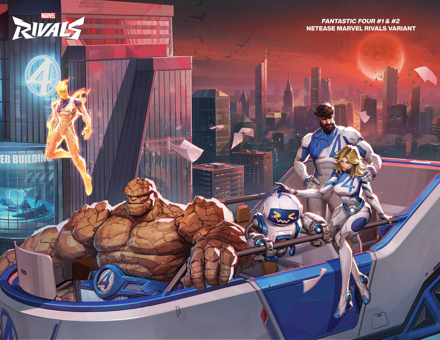 FANTASTIC FOUR #1 NETEASE GAMES MARVEL RIVALS 2-PART CONNECTING VARIANT