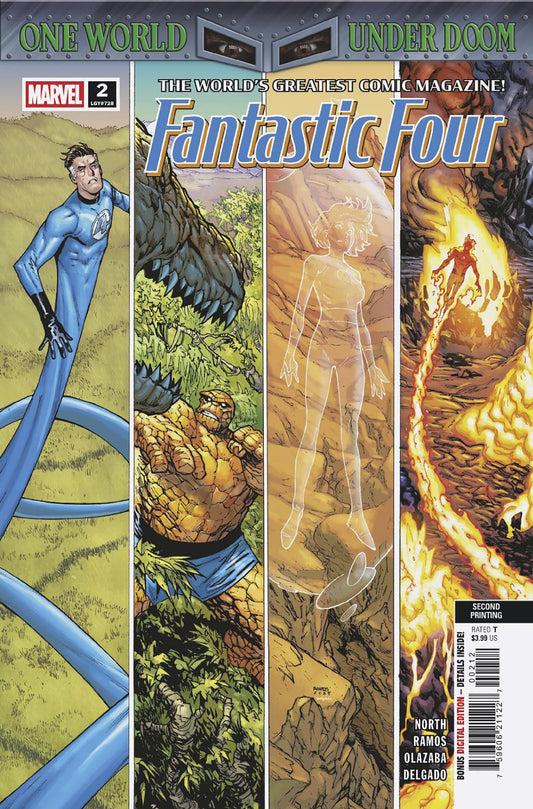 FANTASTIC FOUR #2 HUMBERTO RAMOS 2ND PRINTING VARIANT [DOOM]
