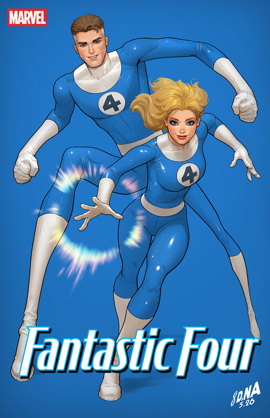 FANTASTIC FOUR #14 DAVID NAKAYAMA COLOR BLOCK BLUE VARIANT