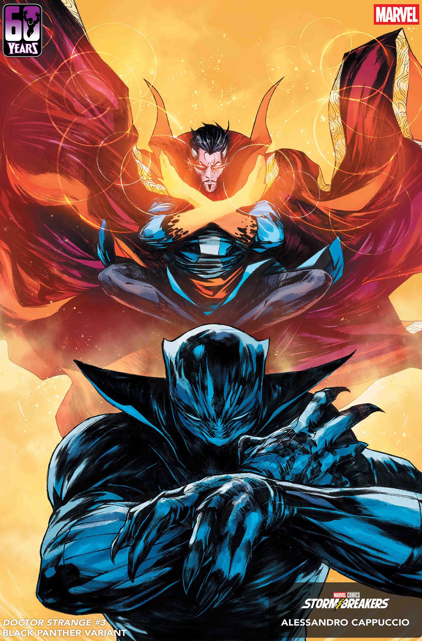 DOCTOR STRANGE #3 ALESSANDRO CAPPUCCIO BLACK PANTHER VARIANT