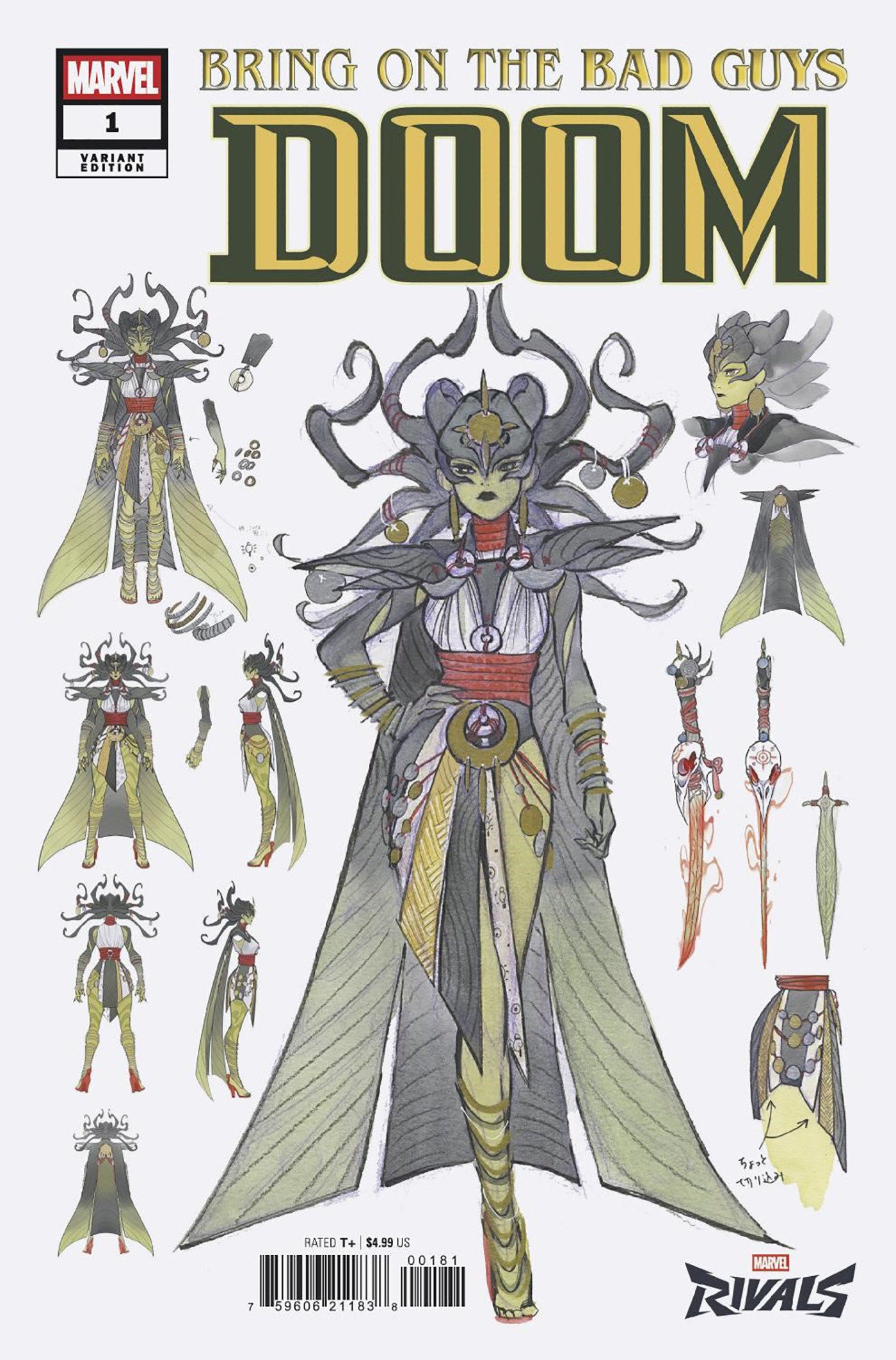 Bring on the Bad Guys: Doom #1 Peach Momoko Marvel Rivals Variant