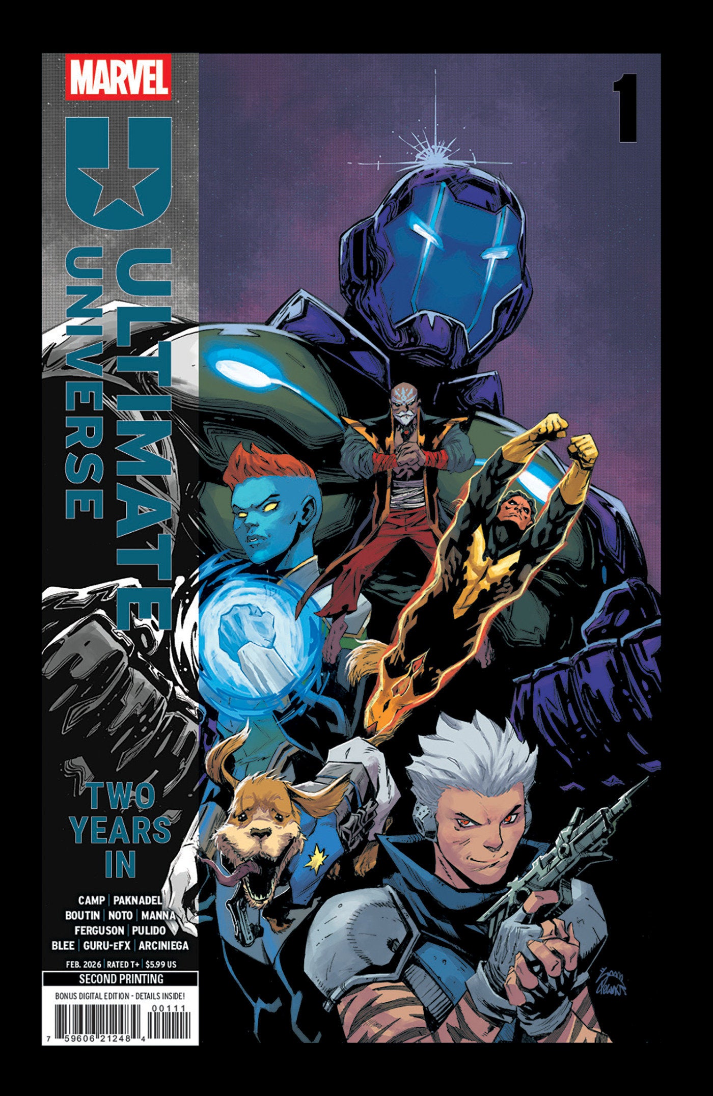 ULTIMATE UNIVERSE: TWO YEARS IN #1 RYAN STEGMAN 2ND PRINTING VARIANT