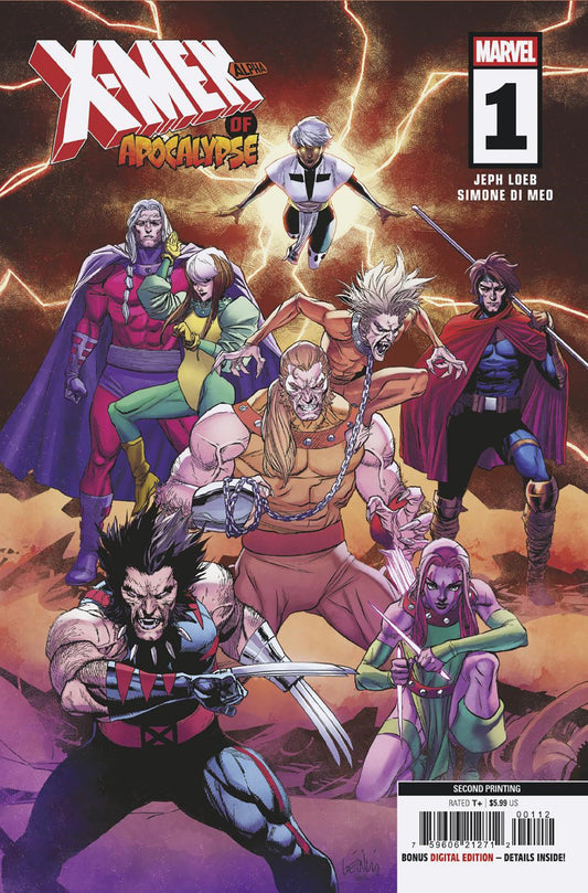 X-MEN OF APOCALYPSE ALPHA #1 LEINIL YU 2ND PRINTING VARIANT