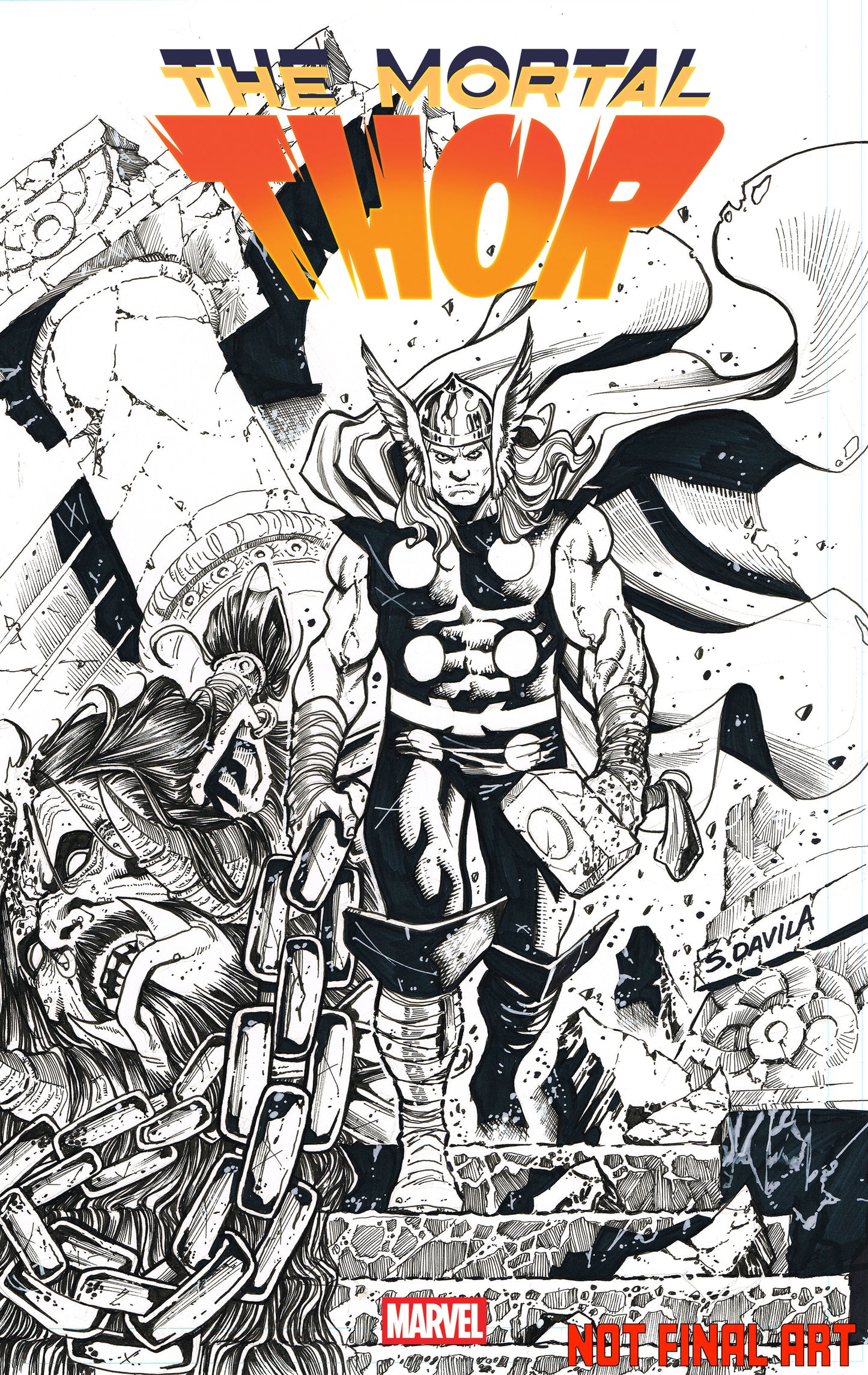 MORTAL THOR #7 SERGIO DAVILA VARIANT