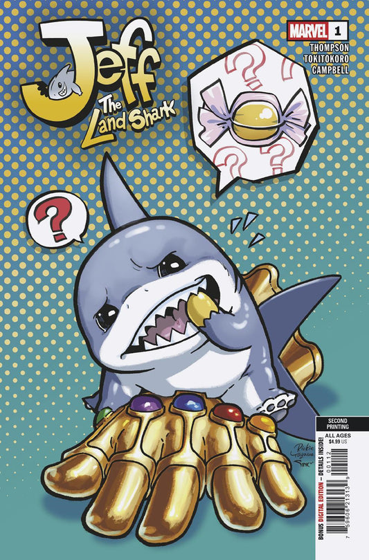 JEFF THE LAND SHARK #1 RICKIE YAGAWA 2ND PRINTING VARIANT