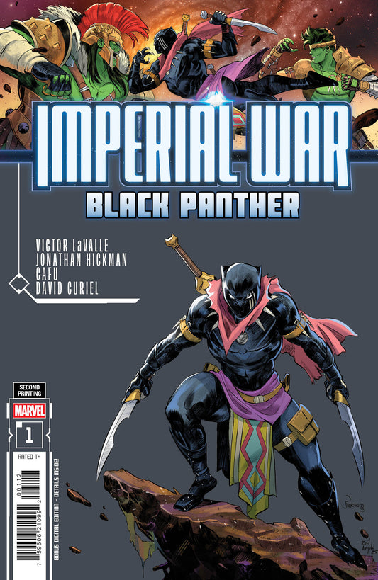 IMPERIAL WAR: BLACK PANTHER #1 FRANCESCO MORTARINO 2ND PRINTING VARIANT