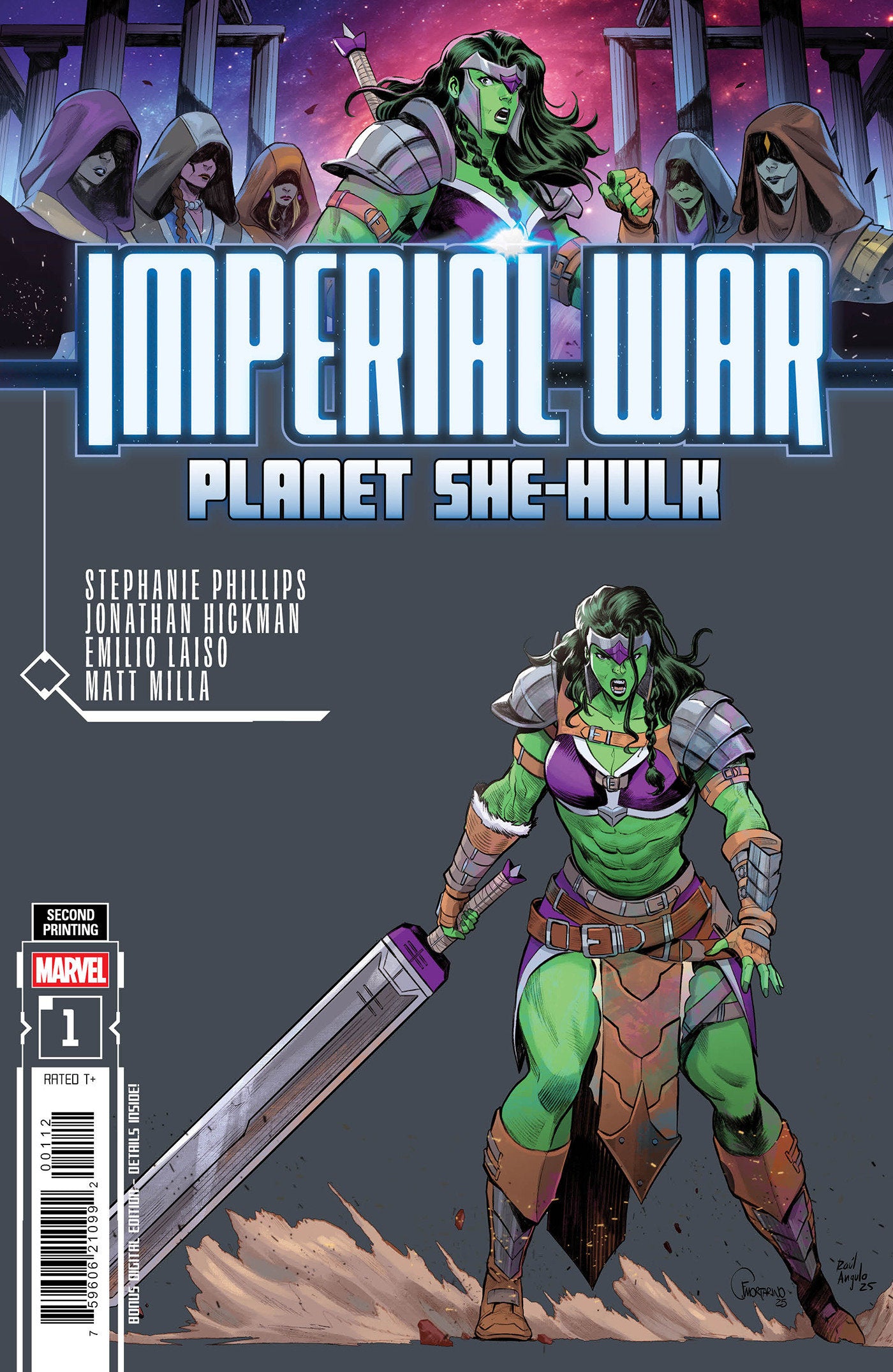 IMPERIAL WAR: PLANET SHE-HULK #1 FRANCESCO MORTARINO 2ND PRINTING VARIANT