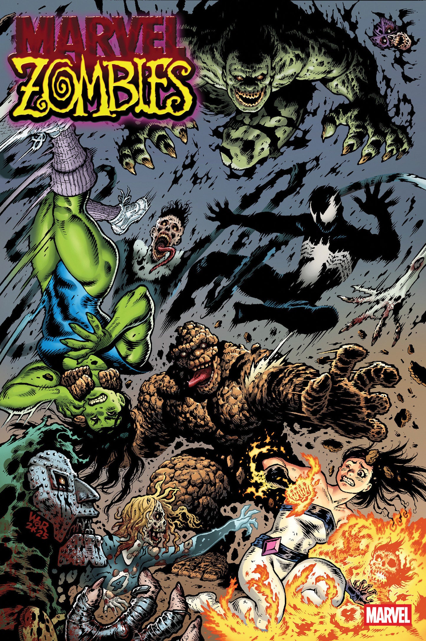MARVEL ZOMBIES: RED BAND #2 ADAM WARREN VARIANT [POLYBAGGED]