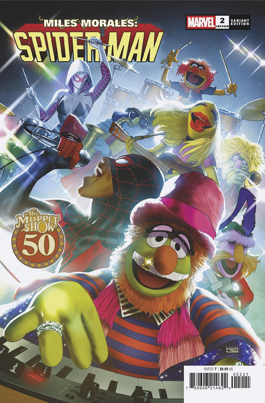 MILES MORALES: SPIDER-MAN #2 TAURIN CLARKE MUPPETS VARIANT