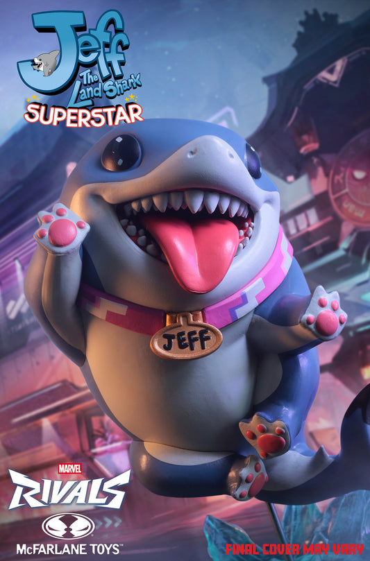 JEFF THE LAND SHARK: SUPERSTAR #1 MCFARLANE TOYS MARVEL RIVALS VARIANT