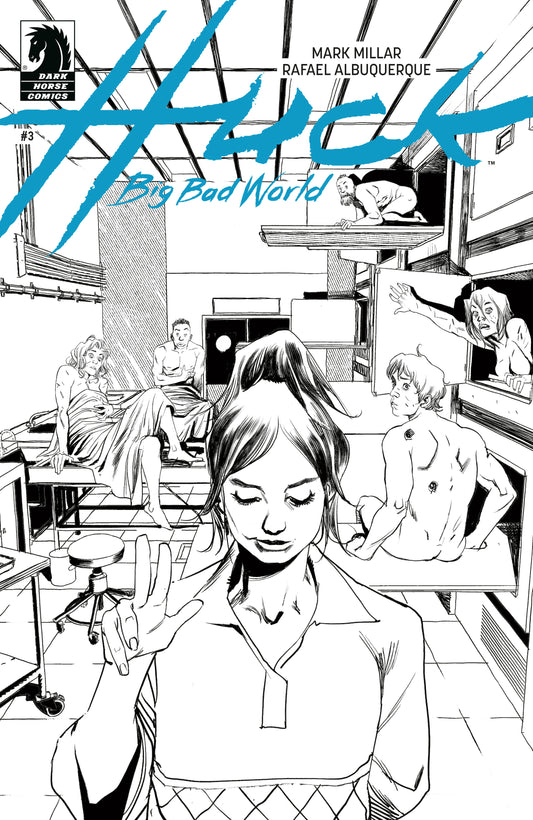 HUCK: BIG BAD WORLD #3 (CVR B) (B&W) (RAFAEL ALBUQUERQUE)