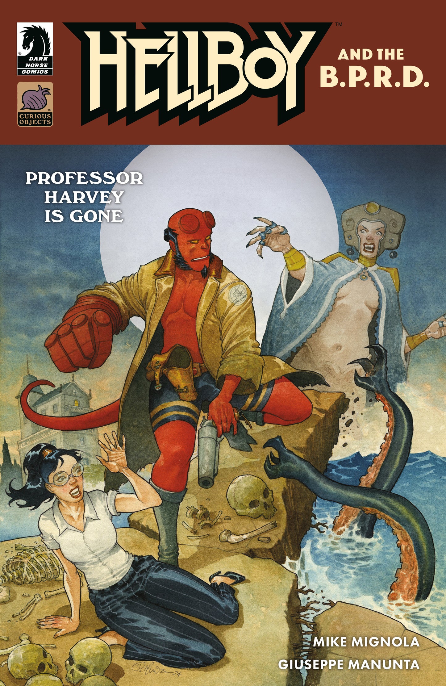 HELLBOY AND THE B.P.R.D.: PROFESSOR HARVEY IS GONE ONE-SHOT (CVR A) (GIUSEPPE MANUNTA)