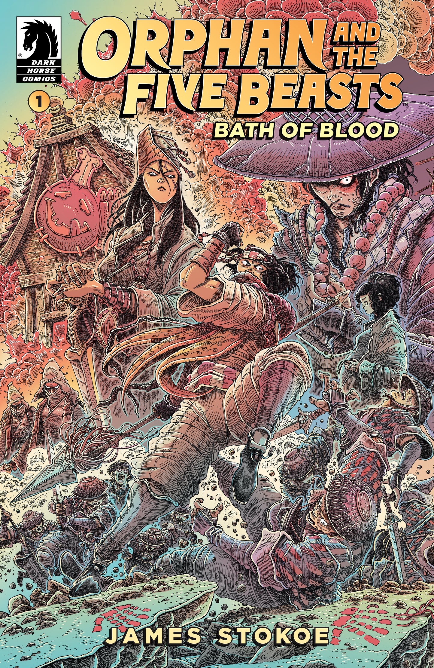 ORPHAN AND THE FIVE BEASTS: BATH OF BLOOD #1 (CVR A) (JAMES STOKOE)