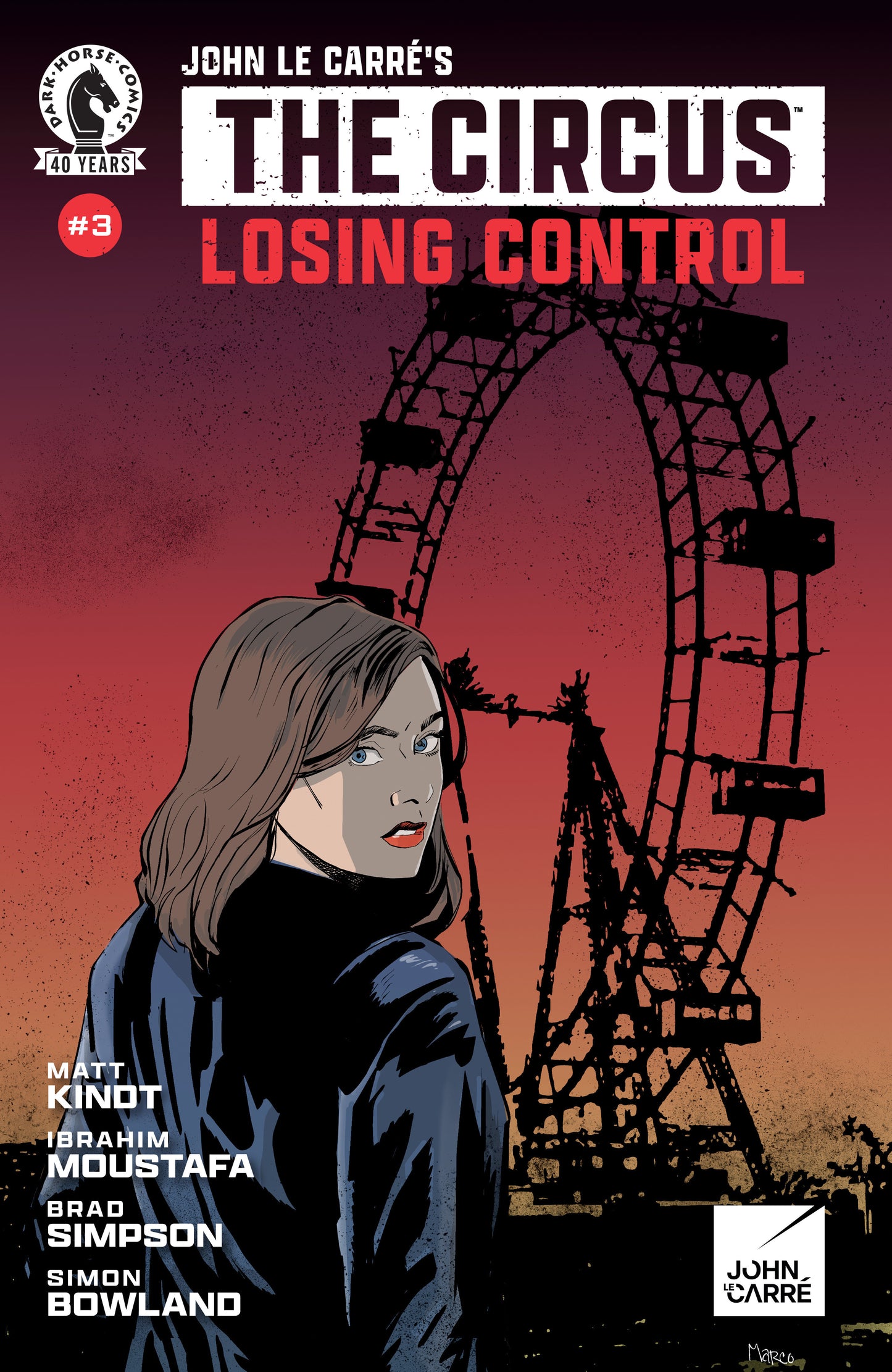 JOHN LE CARRE'S: THE CIRCUS--LOSING CONTROL #3 (CVR A) (MARO FINNEGAN)