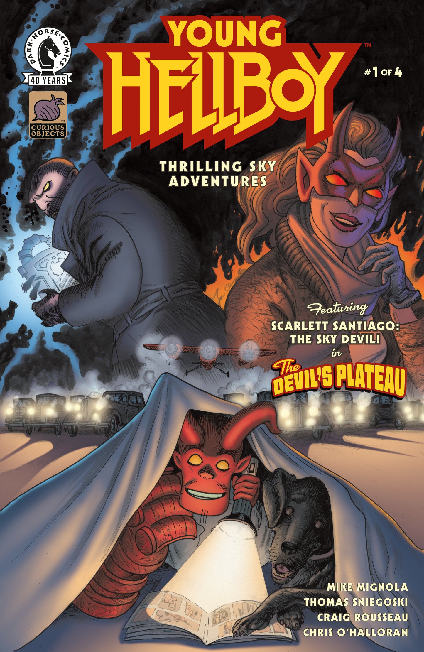 YOUNG HELLBOY: THRILLING SKY ADVENTURES #1 (CVR B) (DAVID HITCHCOCK)