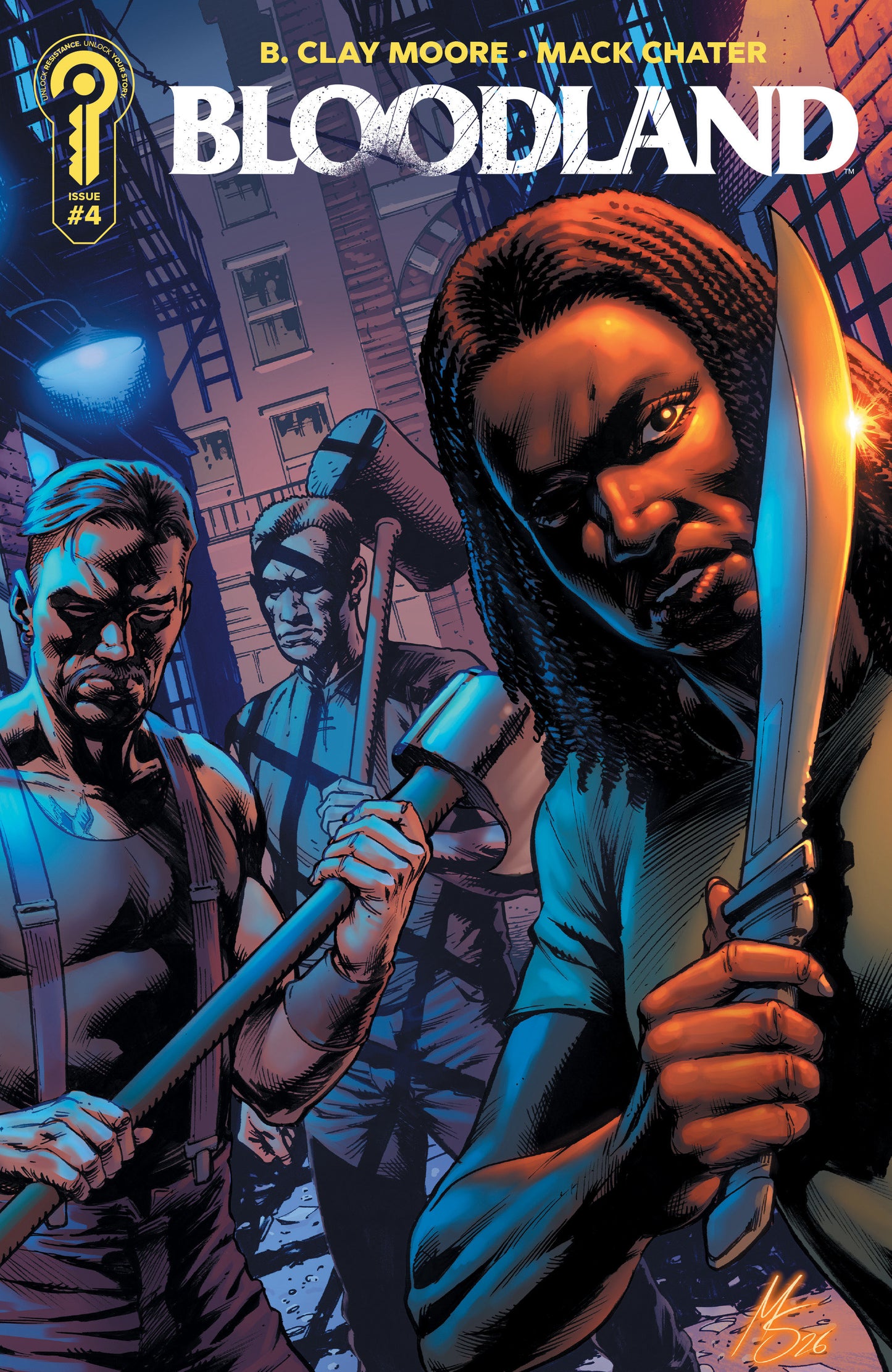 BLOODLAND #4 COVER B MARCO SANTUCCI