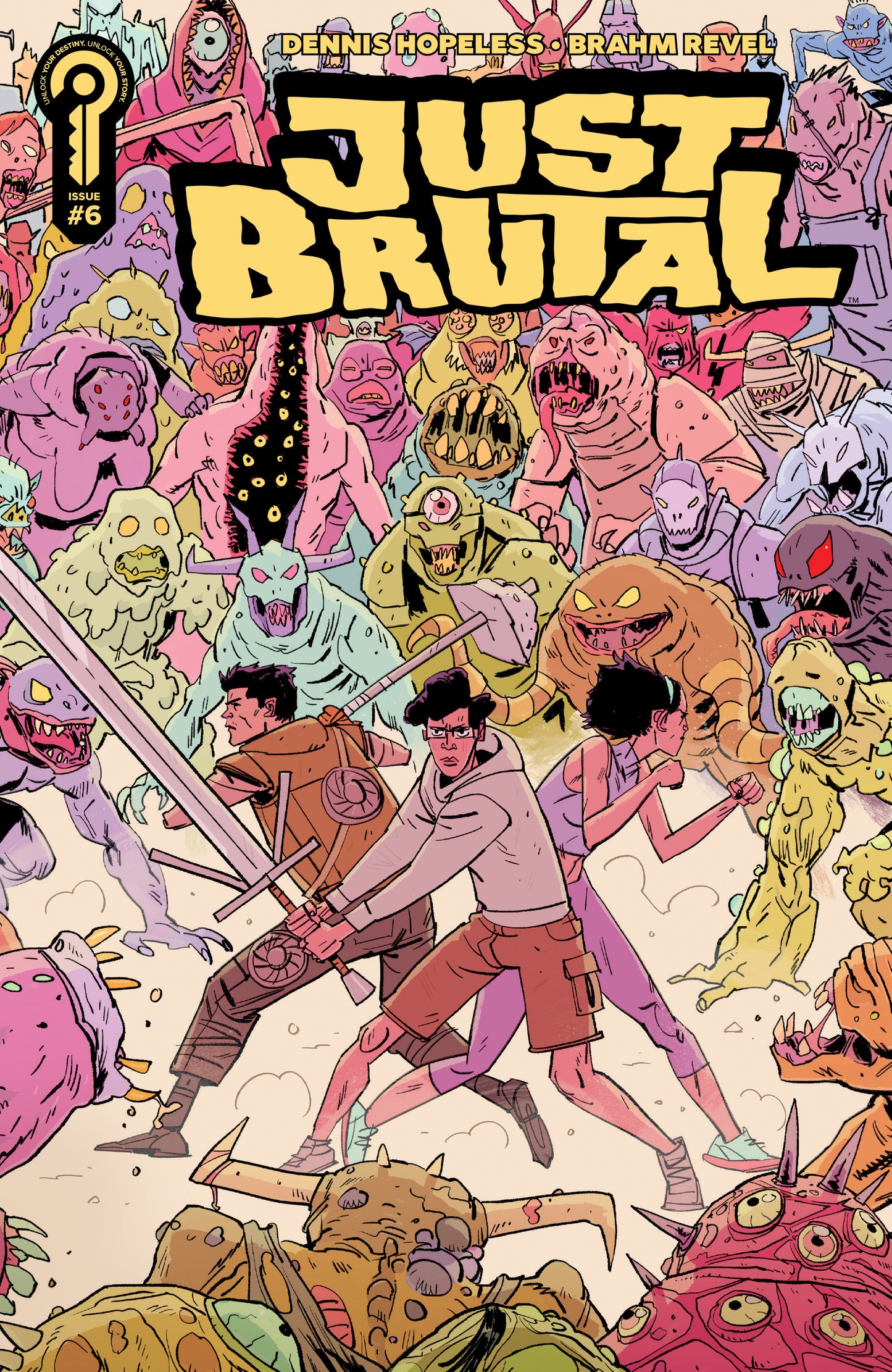 JUST BRUTAL #6 COVER A BRAHM REVEL