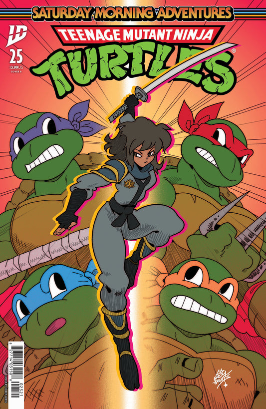 TEENAGE MUTANT NINJA TURTLES: SATURDAY MORNING ADVENTURES #25 VARIANT B (LEWIS)
