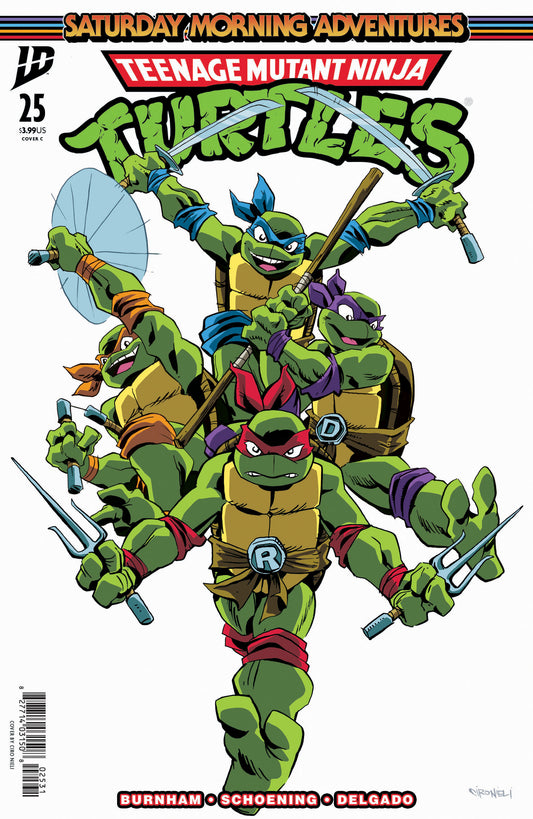 TEENAGE MUTANT NINJA TURTLES: SATURDAY MORNING ADVENTURES #25 VARIANT C (NIELI)