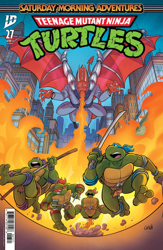 TEENAGE MUTANT NINJA TURTLES: SATURDAY MORNING ADVENTURES #27 VARIANT B (CHIOLA )
