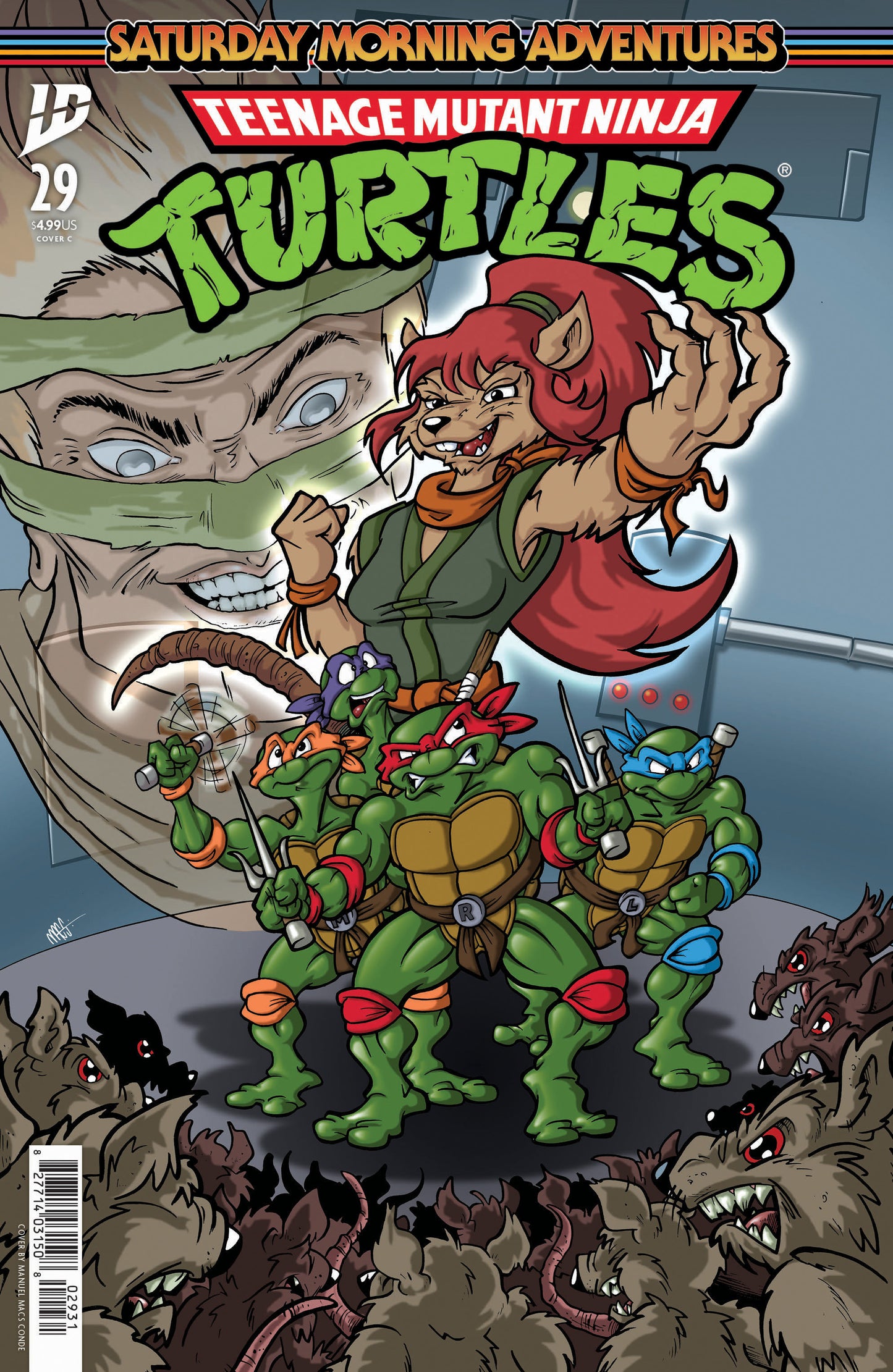 TEENAGE MUTANT NINJA TURTLES: SATURDAY MORNING ADVENTURES #29 VARIANT C (CONDE)