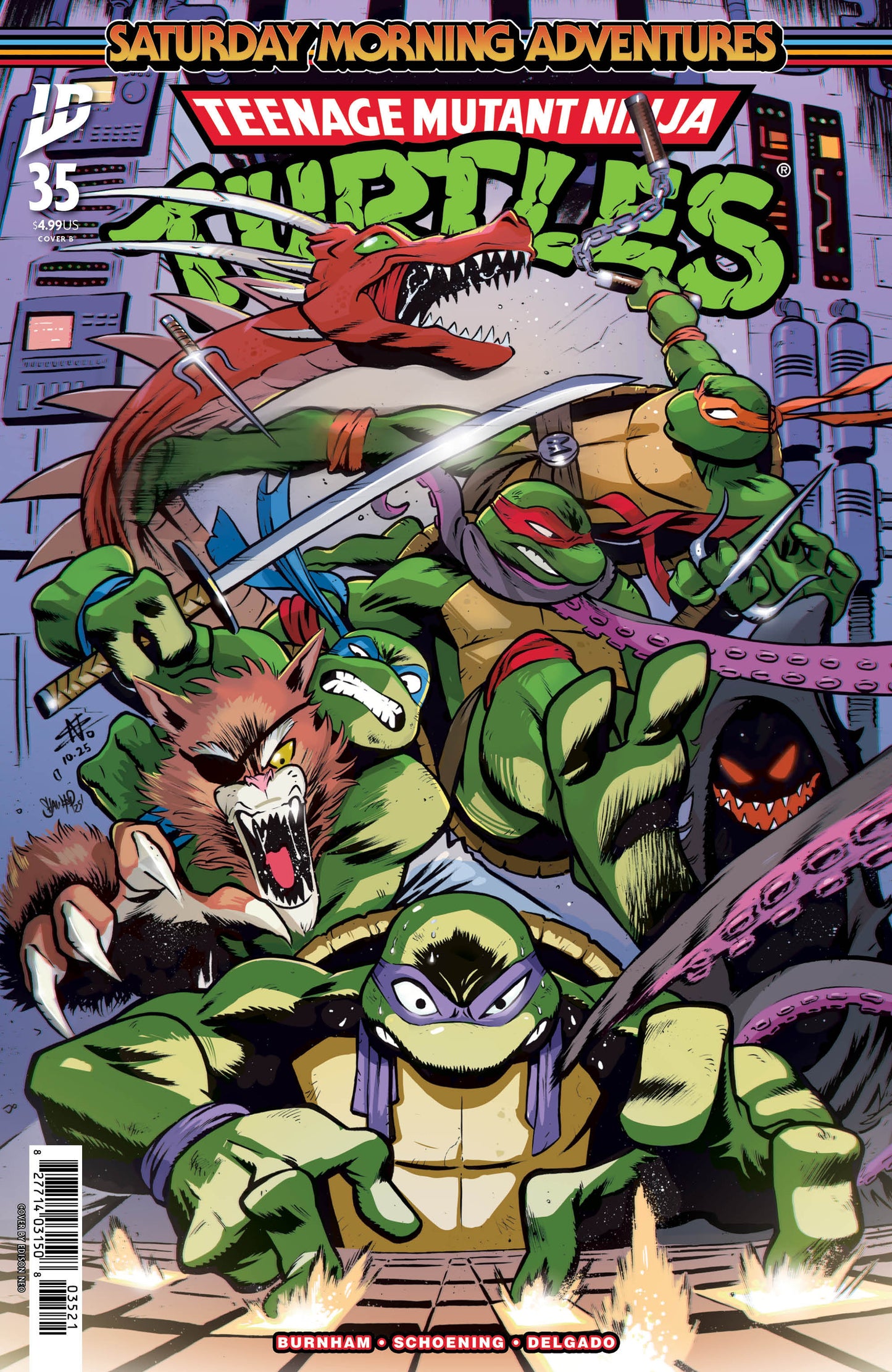 TEENAGE MUTANT NINJA TURTLES: SATURDAY MORNING ADVENTURES #35 VARIANT B (NEO)