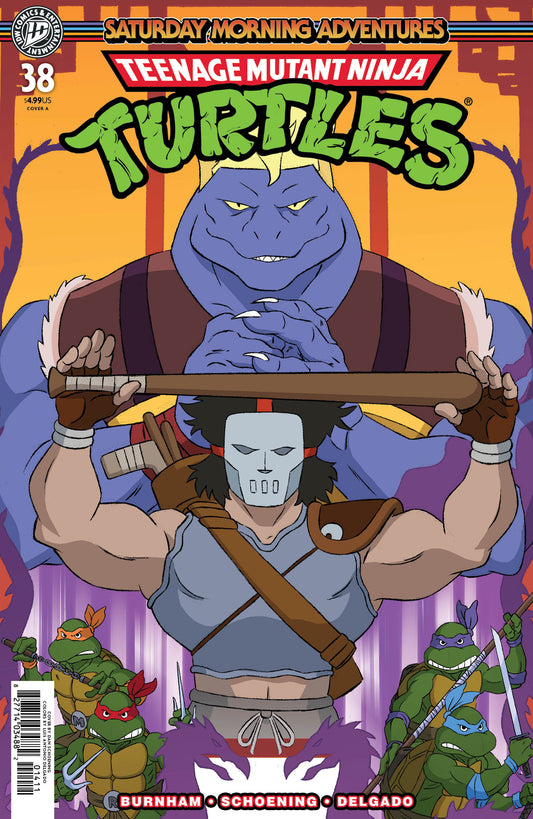 TEENAGE MUTANT NINJA TURTLES: SATURDAY MORNING ADVENTURES #38 COVER A (SCHOENING)