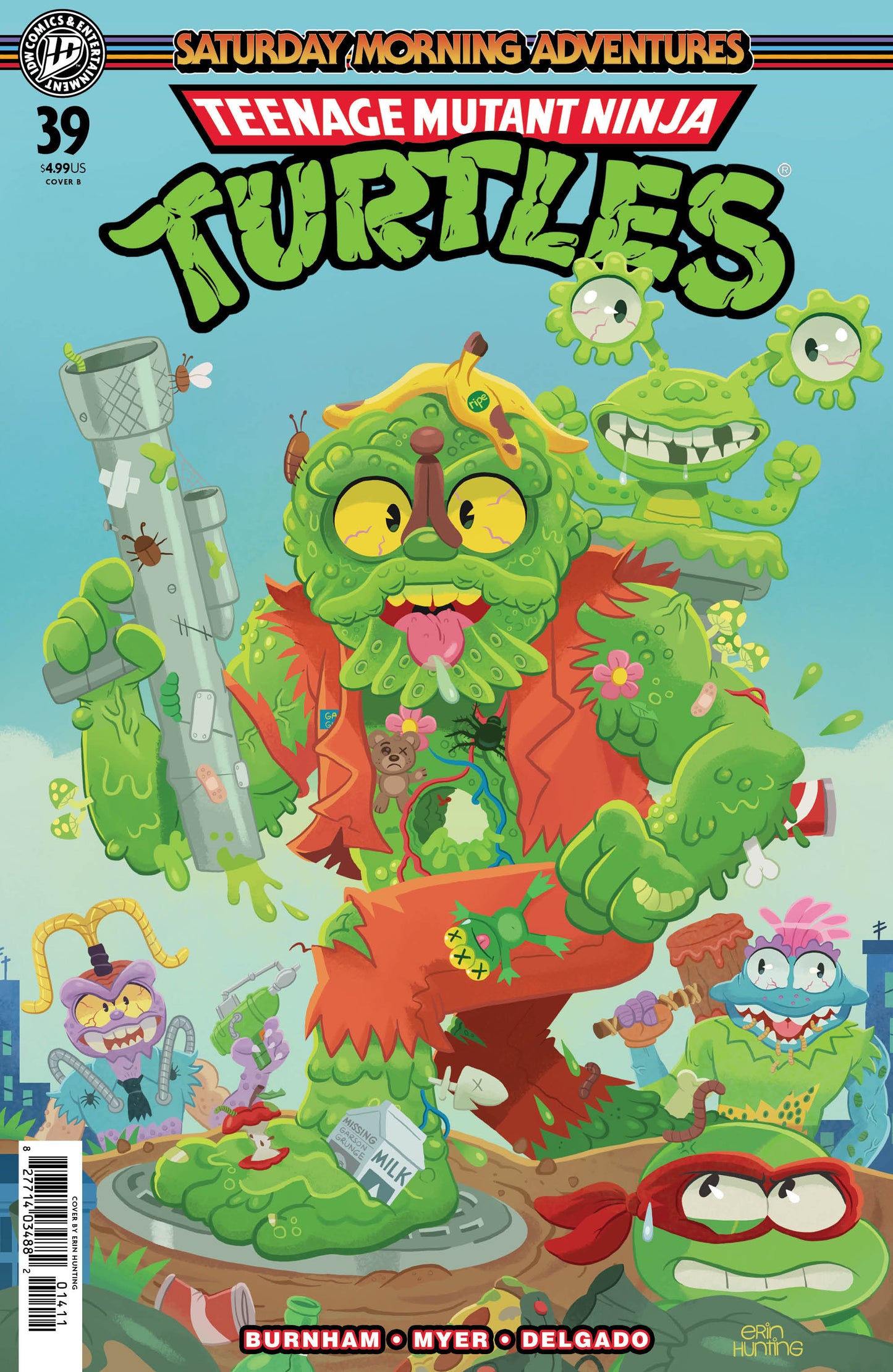 TEENAGE MUTANT NINJA TURTLES: SATURDAY MORNING ADVENTURES #39 VARIANT B (HUNTING)