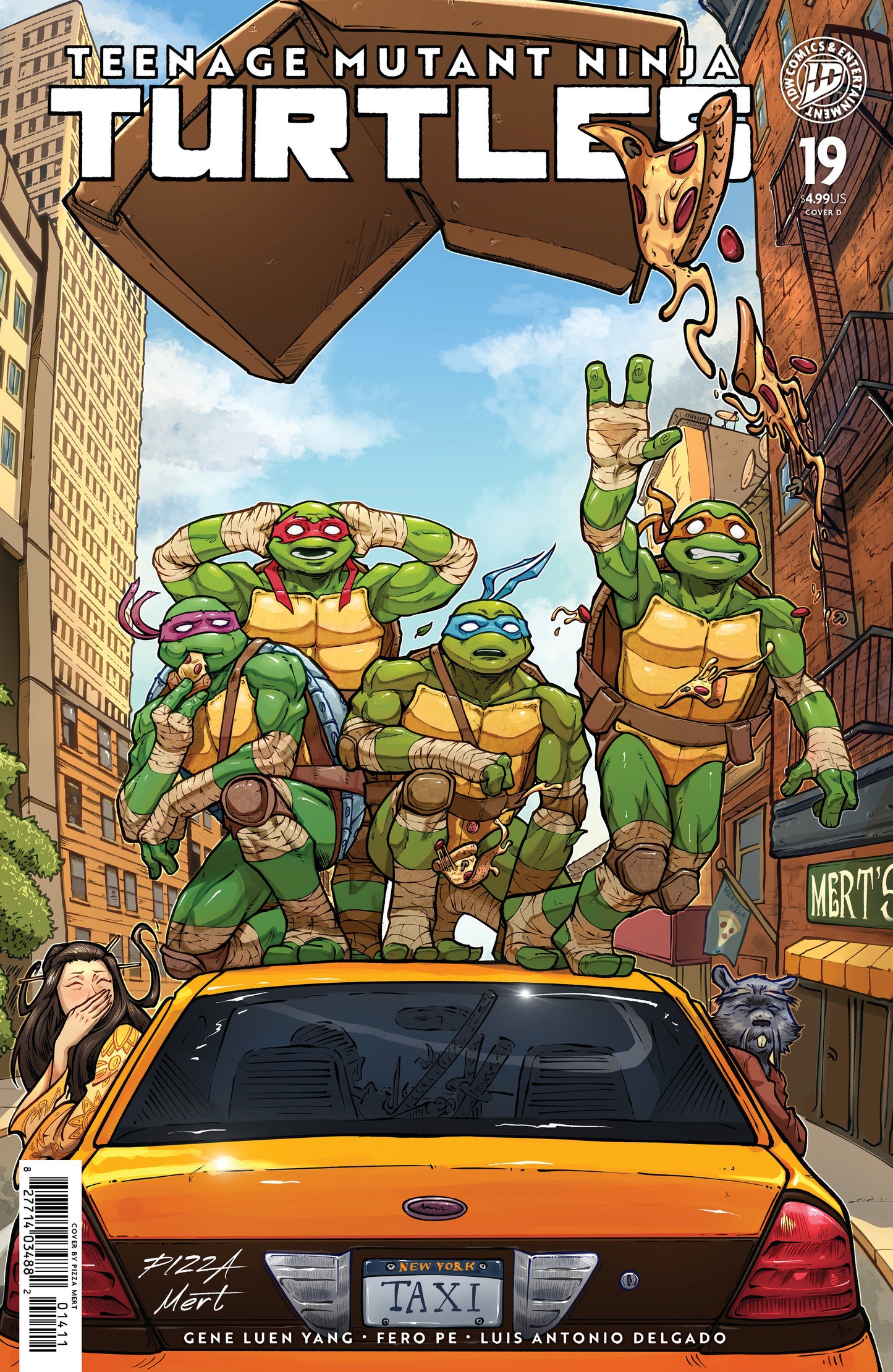 TEENAGE MUTANT NINJA TURTLES #19 VARIANT D (MERT)