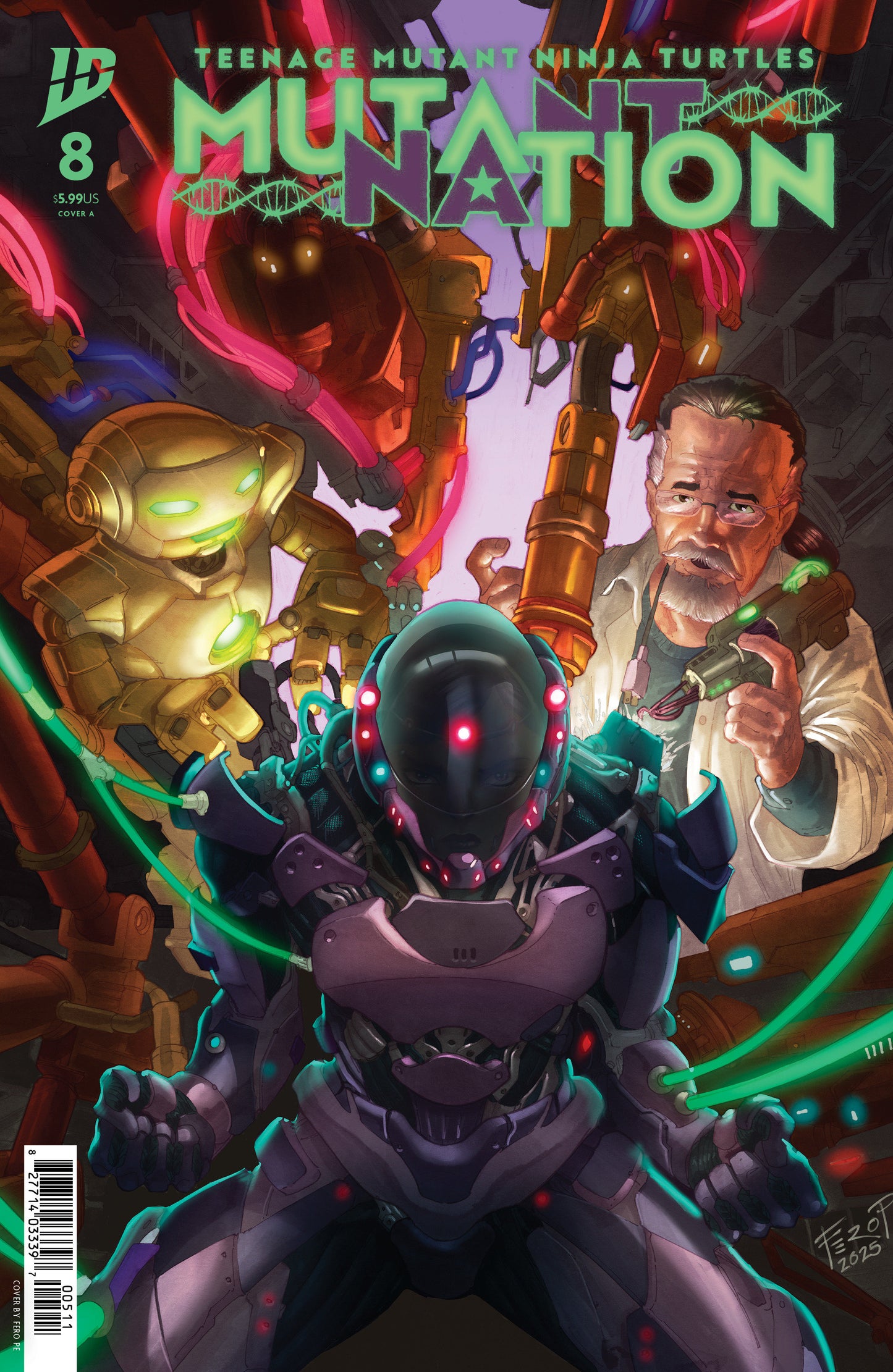 TEENAGE MUTANT NINJA TURTLES: MUTANT NATION #8 COVER A (PE)