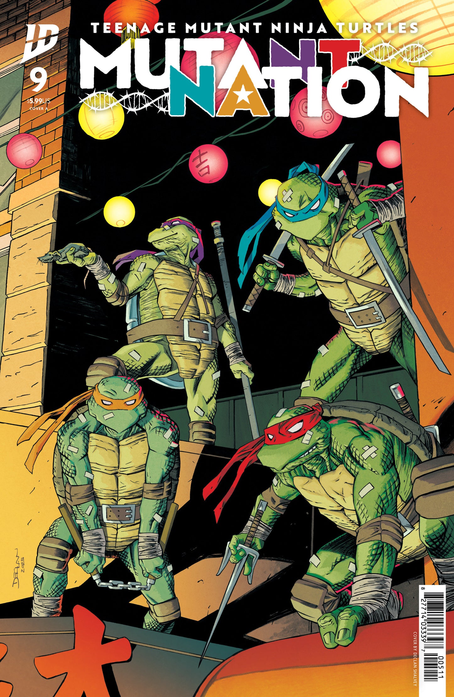 TEENAGE MUTANT NINJA TURTLES: MUTANT NATION #9 COVER A (SHALVEY)