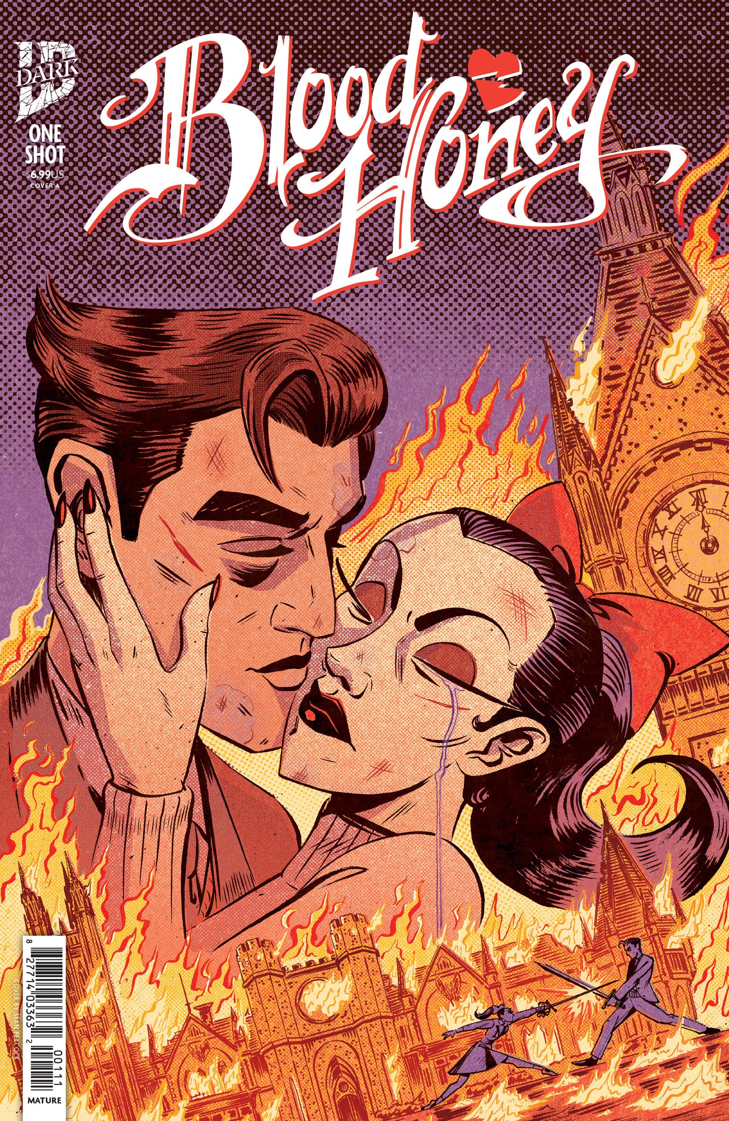 BLOOD HONEY COVER A (PEACOCK)