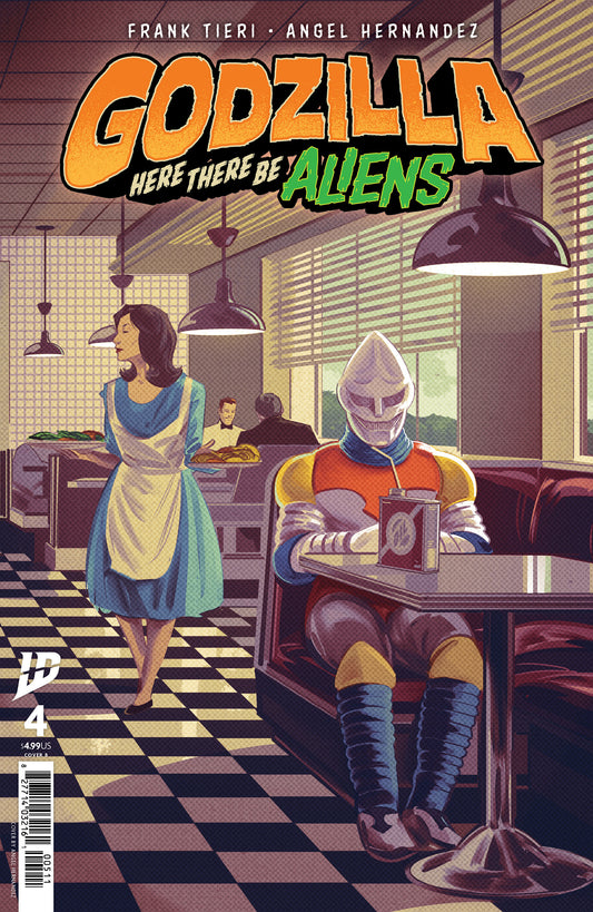 GODZILLA: HERE THERE BE ALIENS #4 VARIANT B (HERNANDEZ)