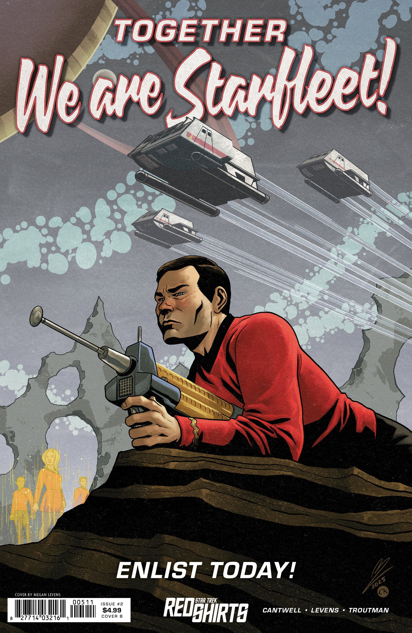 STAR TREK: RED SHIRTS #2 VARIANT B (LEVENS FEDERATION RECRUITMENT)