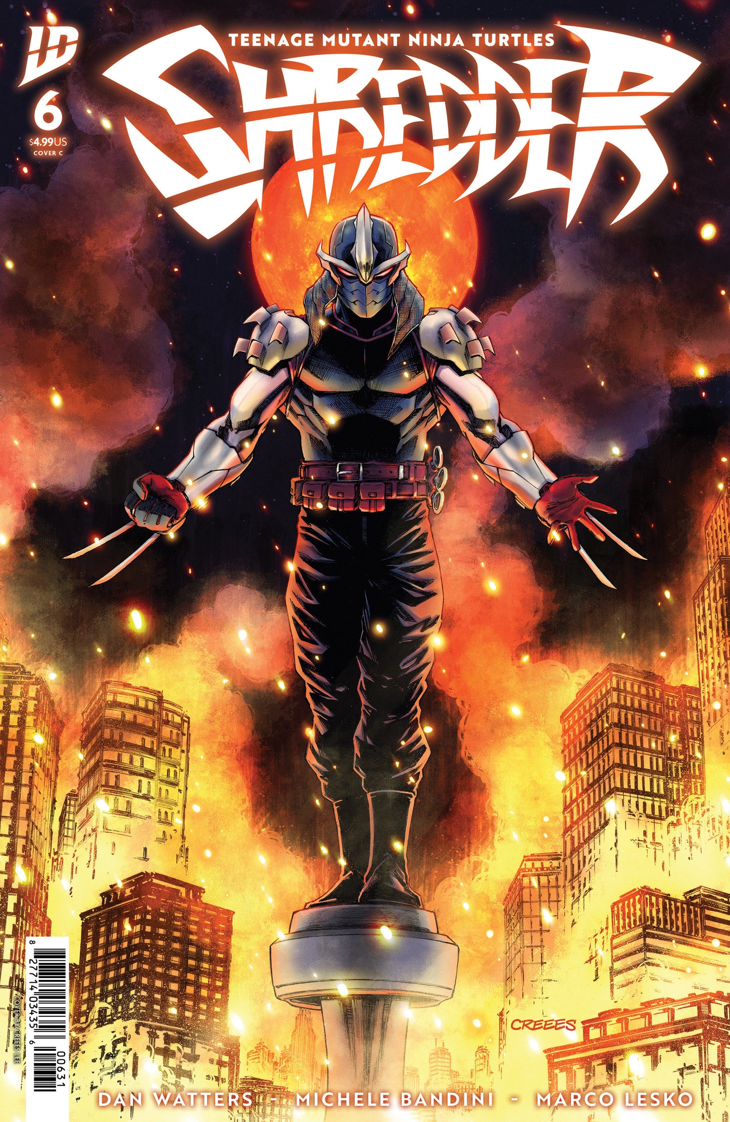 TEENAGE MUTANT NINJA TURTLES: SHREDDER #6 VARIANT C (CREEES LEE)