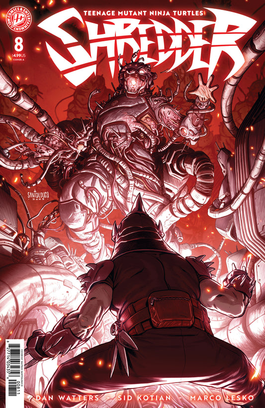 TEENAGE MUTANT NINJA TURTLES: SHREDDER #8 COVER A (SANTOLOUCO)
