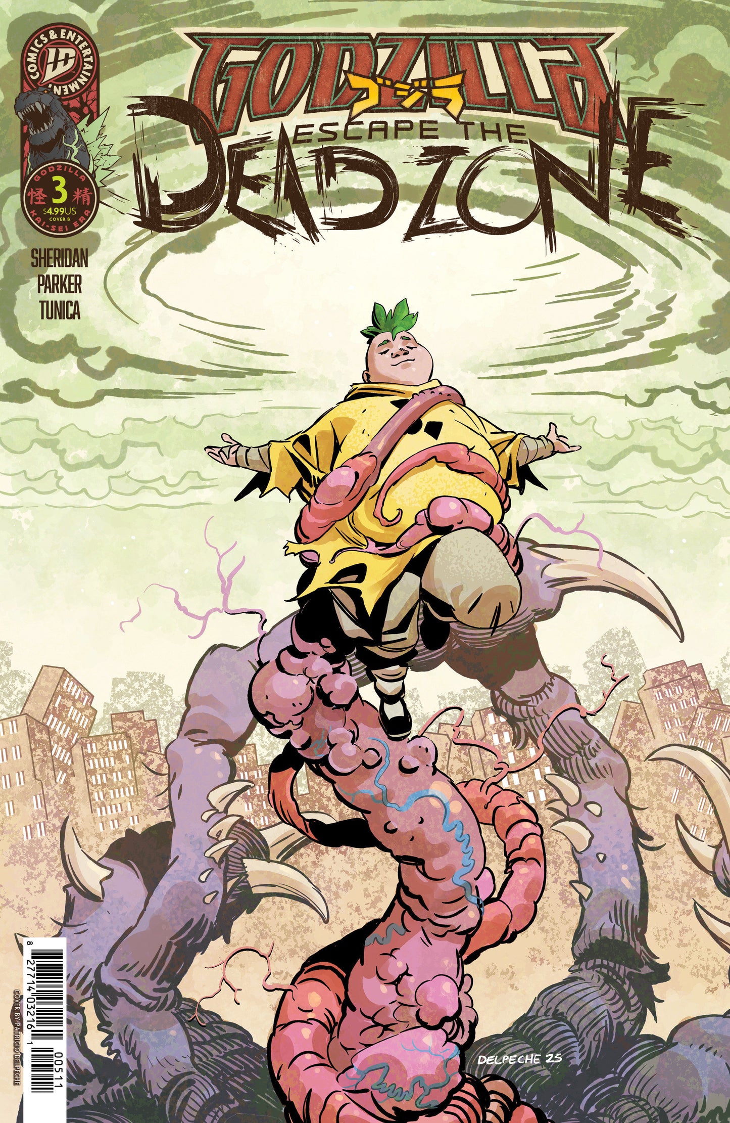 GODZILLA: ESCAPE THE DEADZONE [KAI-SEI ERA] #3 VARIANT B (DELPECHE)