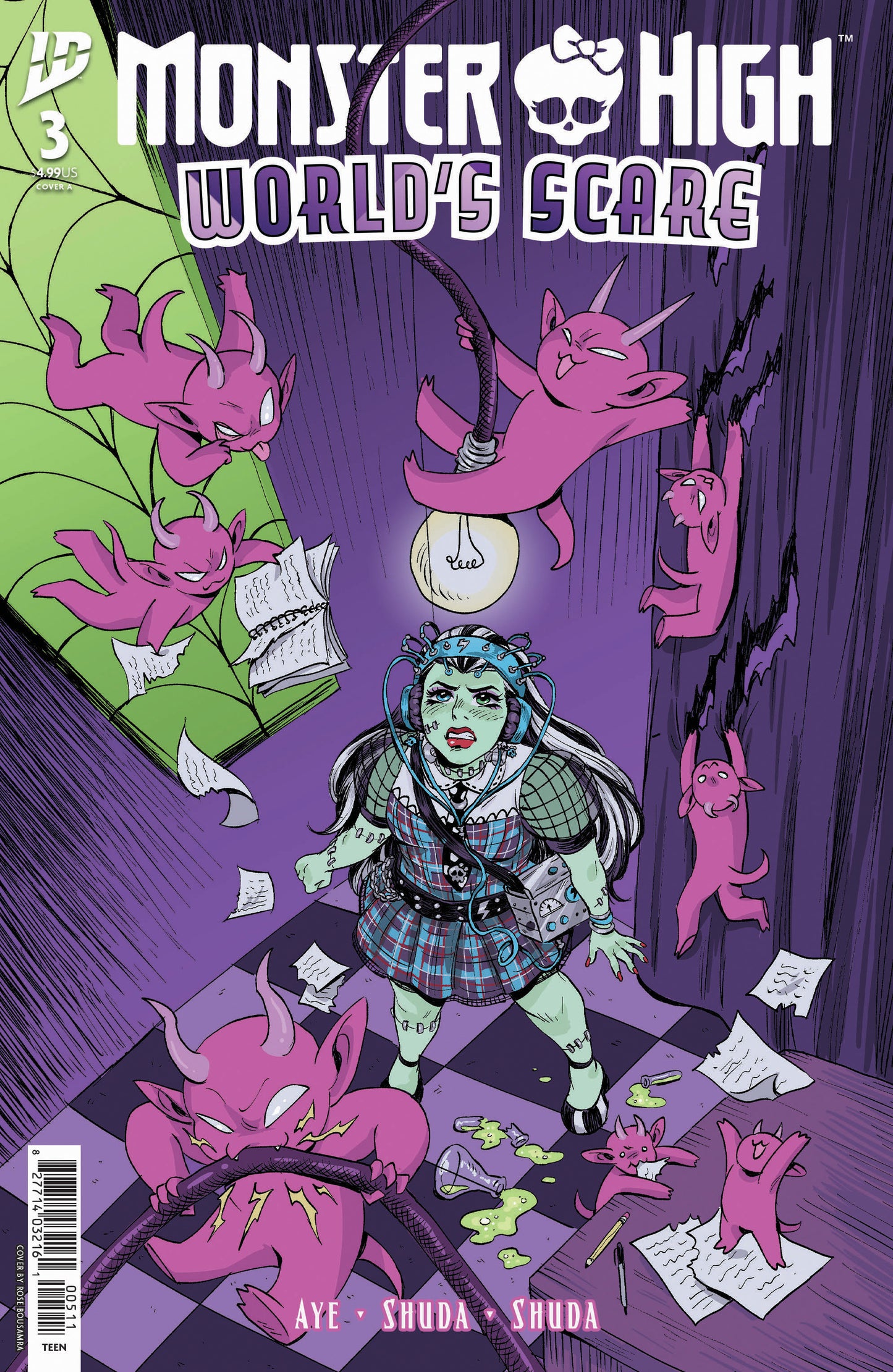 MONSTER HIGH: WORLD'S SCARE #3 COVER A (BOUSAMRA)